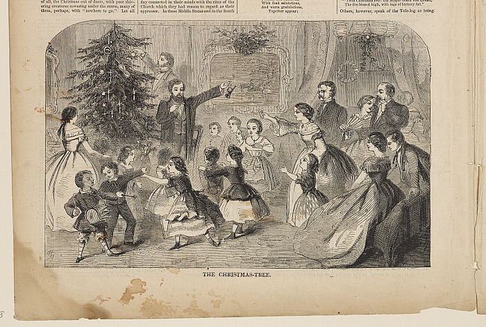 Christmas—Gathering Evergreens; The Christmas-Tree; Santa Claus and his Presents; Christmas Out of Doors Slider Image 4